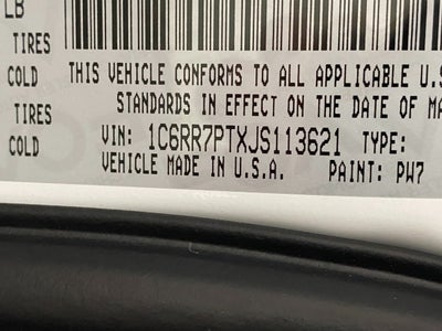 2018 RAM 1500 CREW CAB PICKUP - SHORT BED