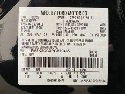 2023 Ford Explorer ST 4WD