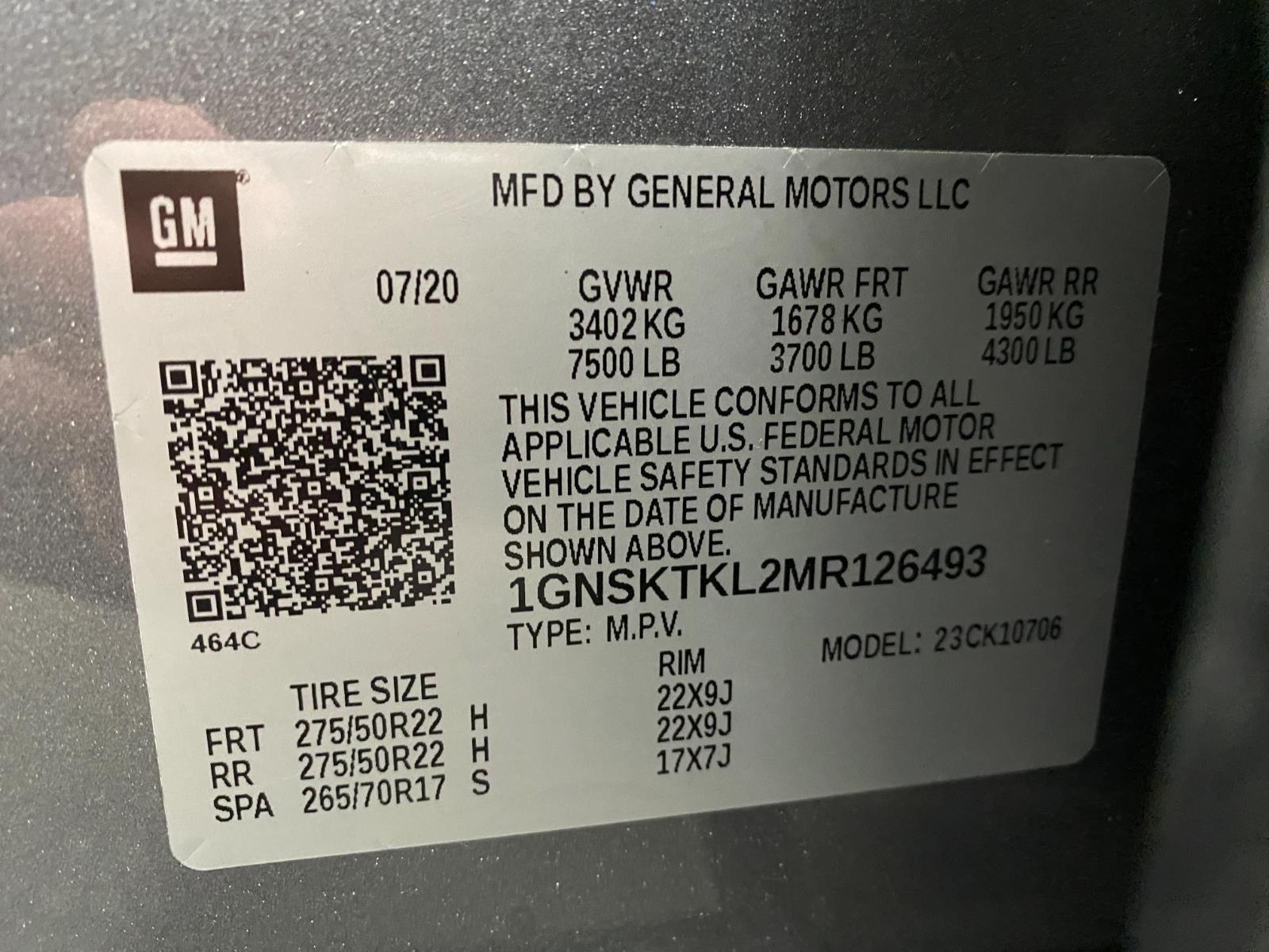 2021 Chevrolet Tahoe 4WD 4dr High Country