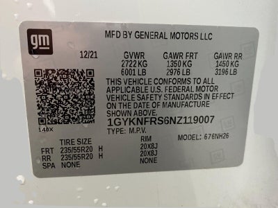 2022 Cadillac XT5 AWD 4dr Premium Luxury