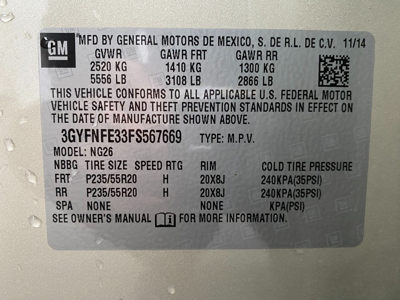 2015 Cadillac SRX AWD 4dr Performance Collection