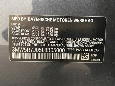 2020 BMW 3 Series 330i xDrive Sedan North America