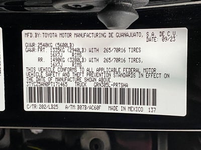 2023 Toyota TACOMA 4WD TRD PRO