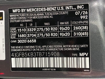 2026 Mercedes-Benz GLE GLE 450 4MATIC® SUV