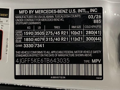 2026 Mercedes-Benz GLS GLS 450 4MATIC® SUV