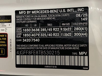 2026 Mercedes-Benz GLS GLS 580 4MATIC® SUV