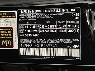 2026 Mercedes-Benz GLS AMG® GLS 63 4MATIC®+ SUV