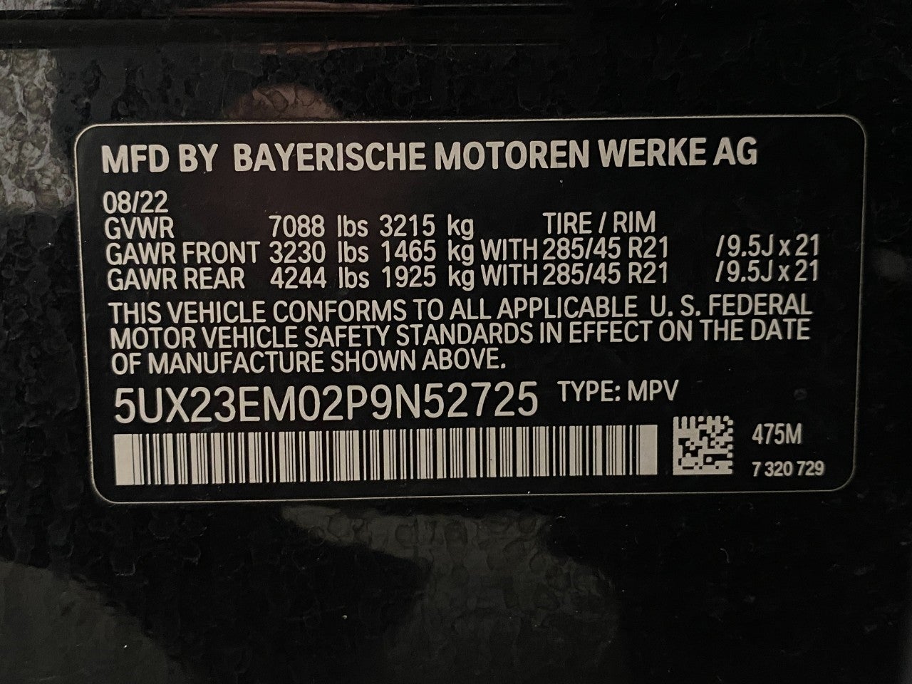 2023 BMW X7 xDrive40i Sports Activity Vehicle