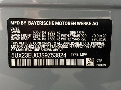 2025 BMW X5 xDrive40i Sports Activity Vehicle