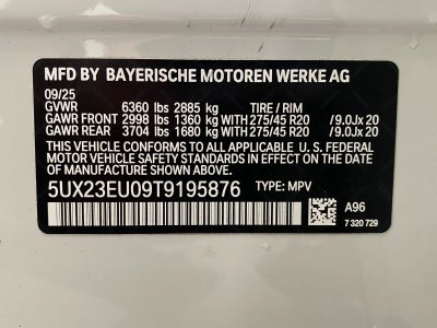 2026 BMW X5 xDrive40i Sports Activity Vehicle