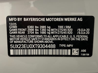 2026 BMW X5 xDrive40i Sports Activity Vehicle