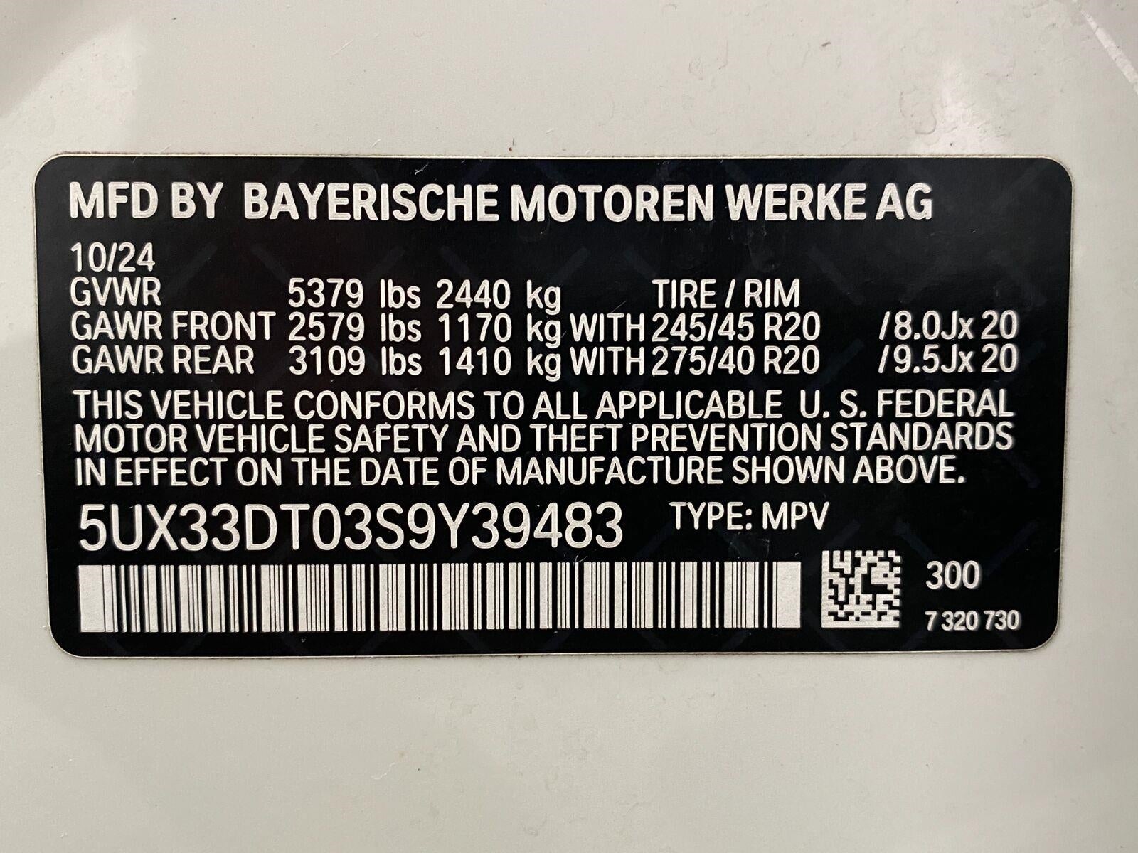 2025 BMW X4 xDrive30i Sports Activity Coupe