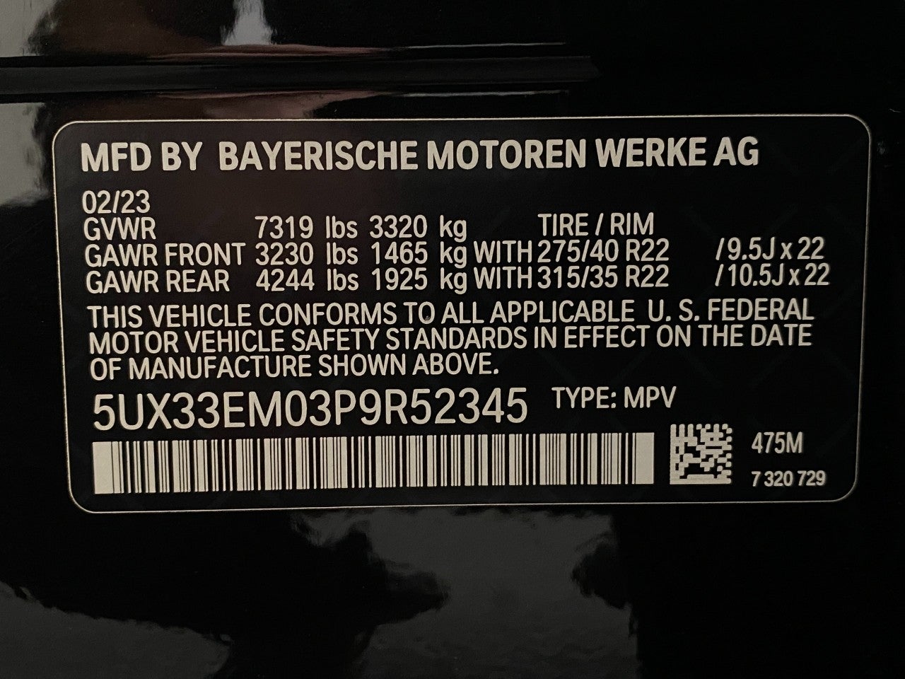 2023 BMW X7 M60i Sports Activity Vehicle