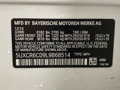 2020 BMW X5 xDrive40i Sports Activity Vehicle
