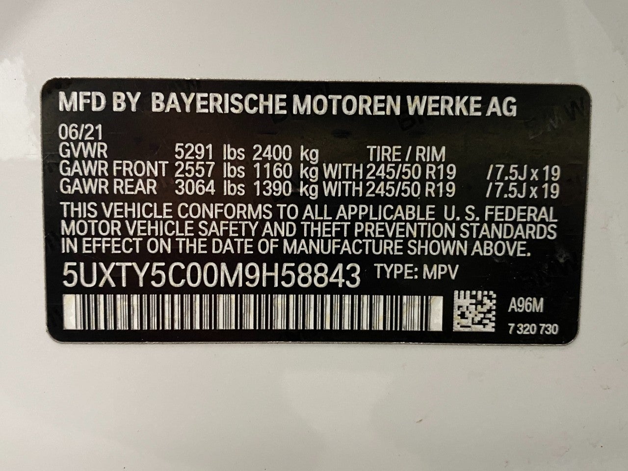 2021 BMW X3 xDrive30i Sports Activity Vehicle