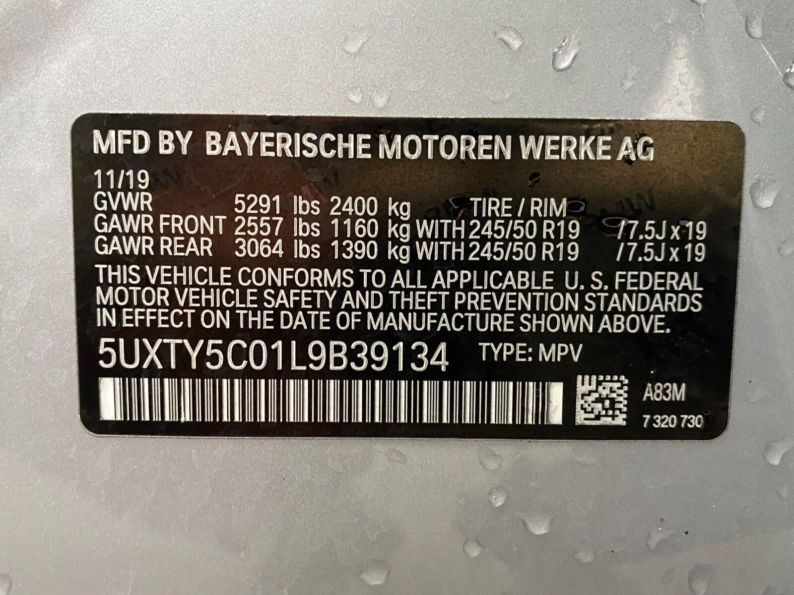 2020 BMW X3 xDrive30i Sports Activity Vehicle