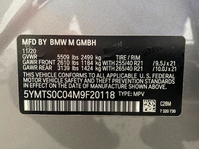 2021 BMW X3 M Sports Activity Vehicle