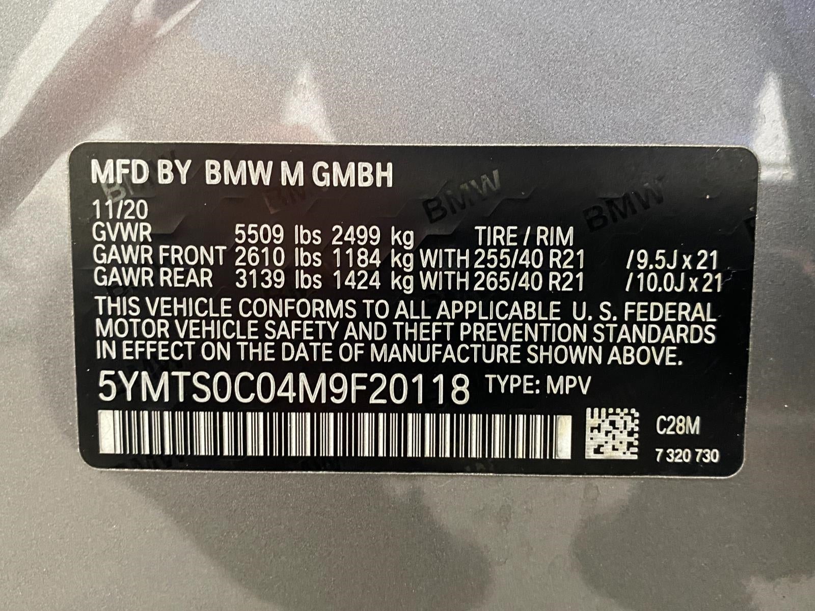 2021 BMW X3 M Sports Activity Vehicle