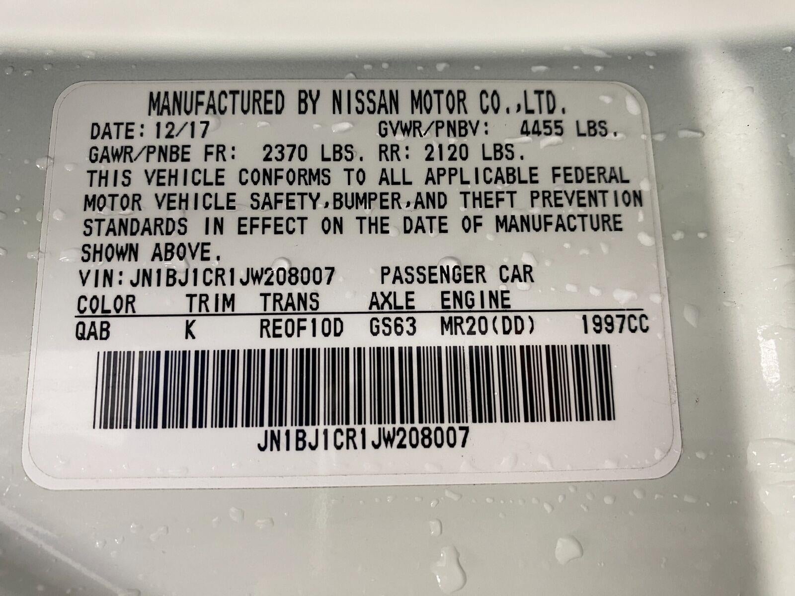 2018 Nissan Rogue Sport AWD SL