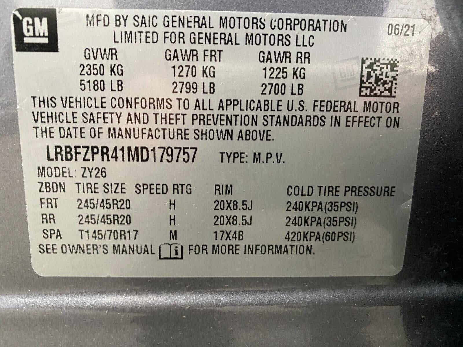 2021 Buick Envision AWD 4dr Essence