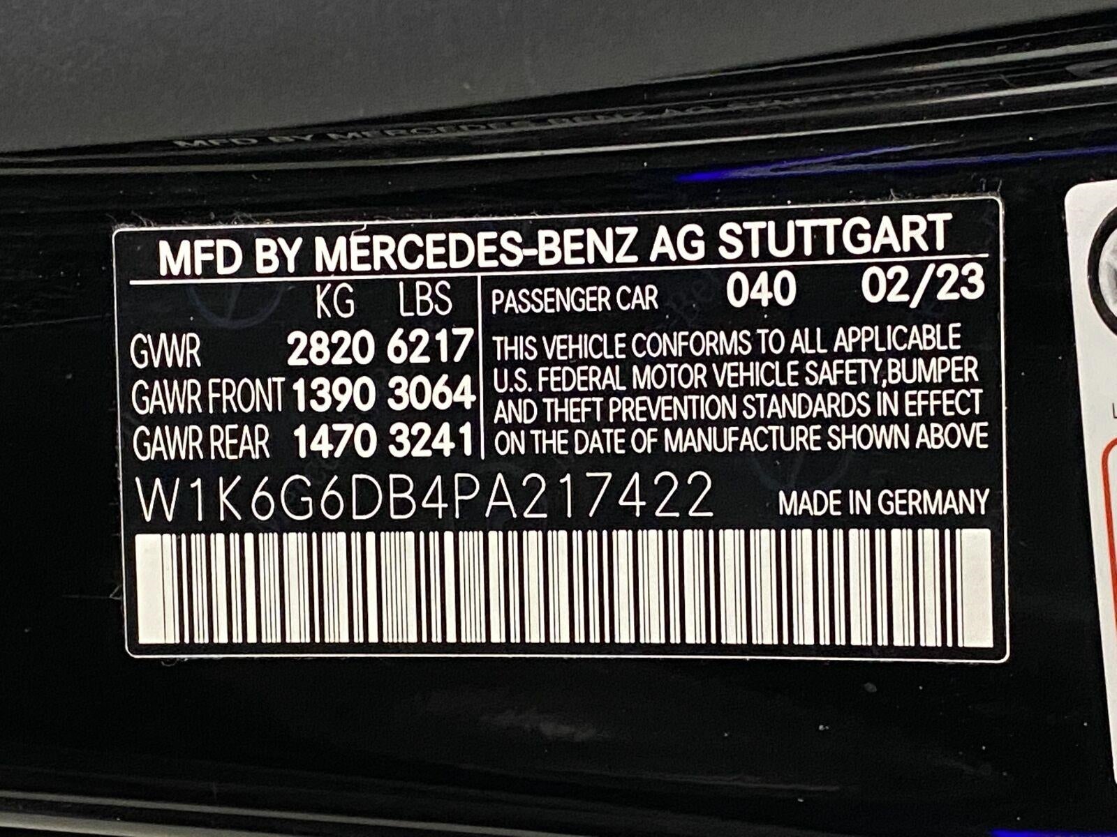 2023 Mercedes-Benz S-Class S 500 4MATIC® Sedan