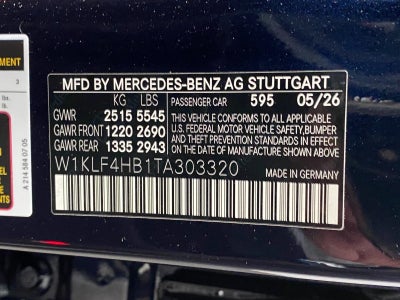 2026 Mercedes-Benz E-Class E 350 4MATIC® Sedan