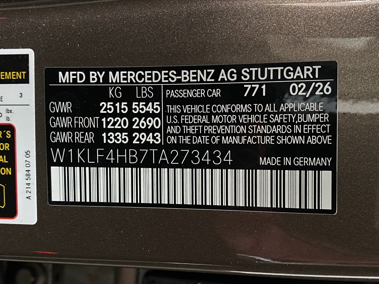 2026 Mercedes-Benz E-Class E 350 4MATIC® Sedan