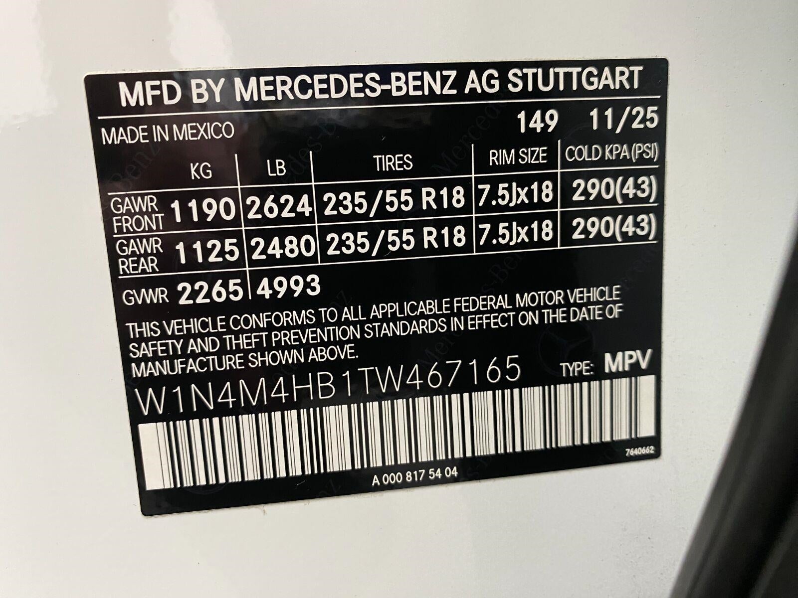 2026 Mercedes-Benz GLB GLB 250 4MATIC® SUV