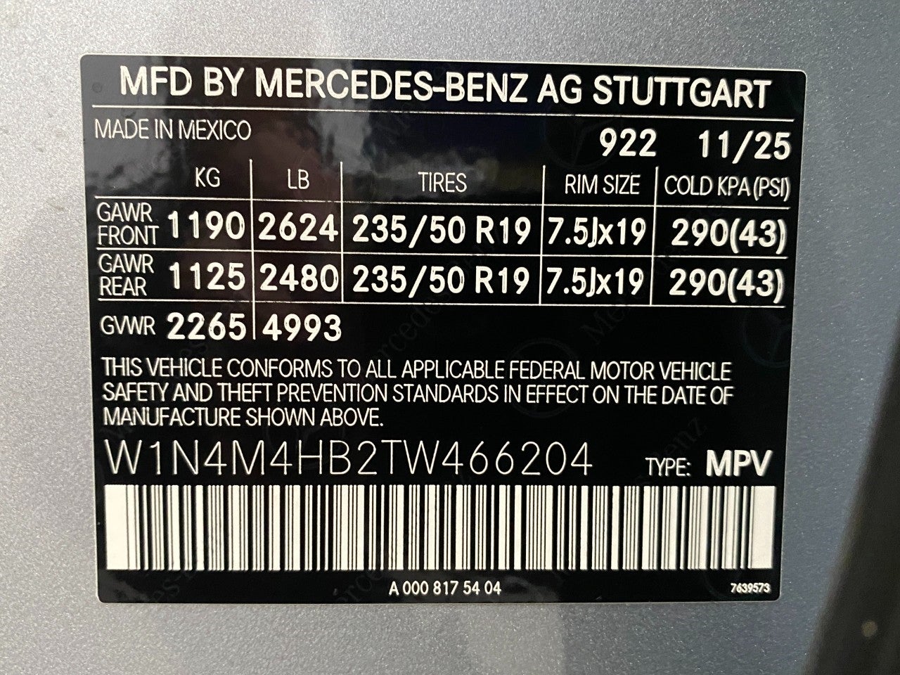 2026 Mercedes-Benz GLB GLB 250 4MATIC® SUV