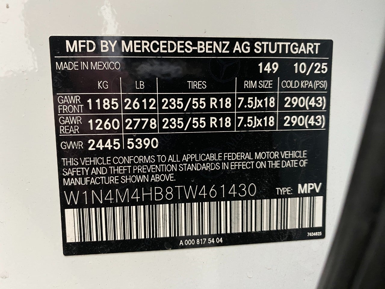 2026 Mercedes-Benz GLB GLB 250 4MATIC® SUV