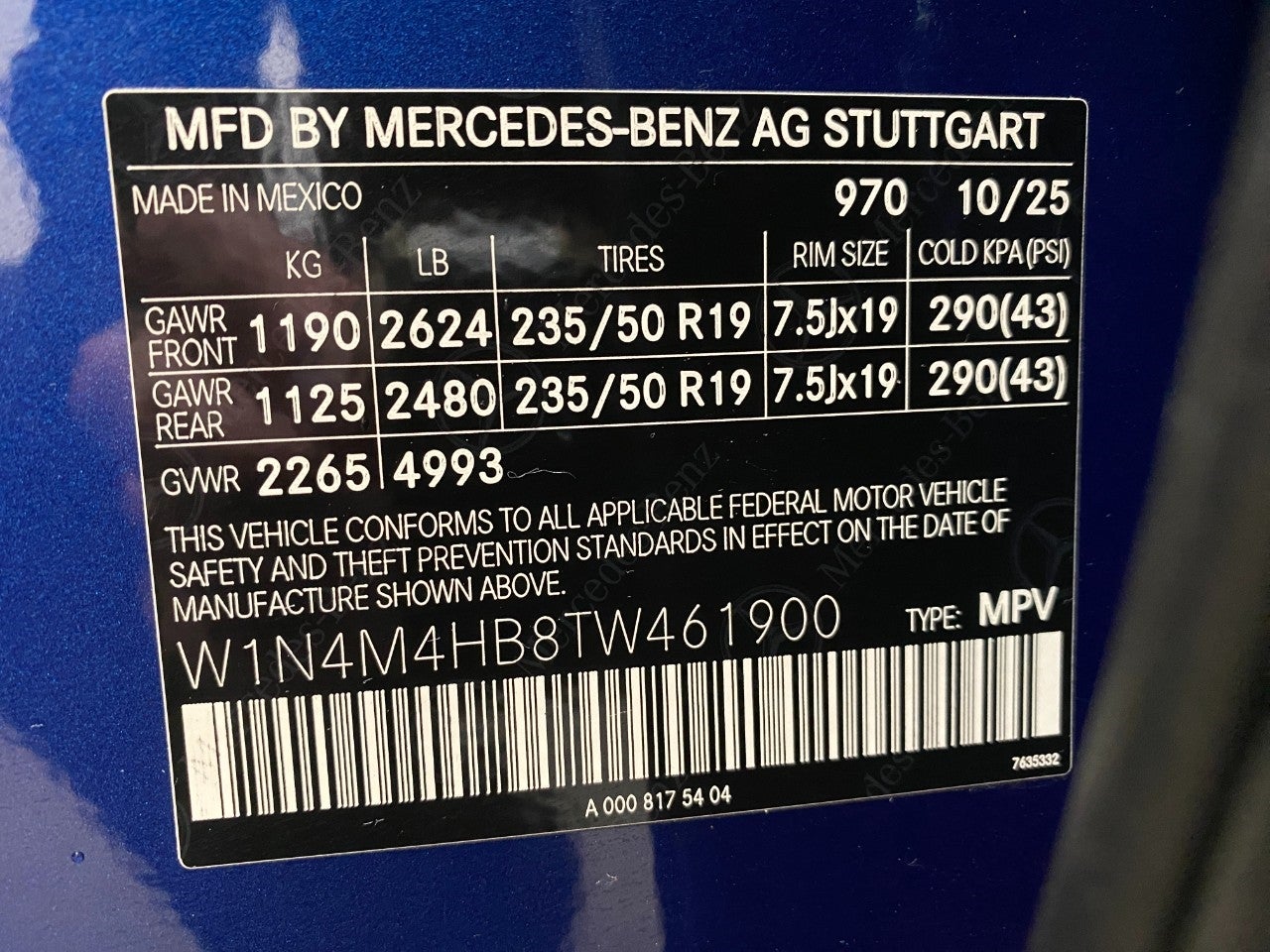 2026 Mercedes-Benz GLB GLB 250 4MATIC® SUV