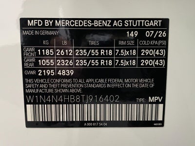 2026 Mercedes-Benz GLA GLA 250 4MATIC® SUV