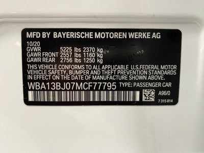 2021 BMW 5 Series 530i xDrive Sedan