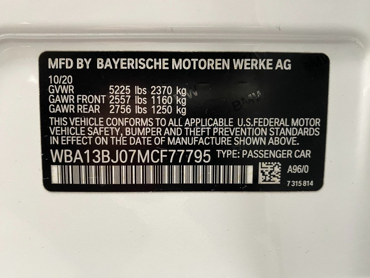2021 BMW 5 Series 530i xDrive Sedan