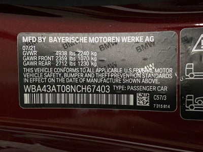 2022 BMW 4 Series 430i xDrive Convertible