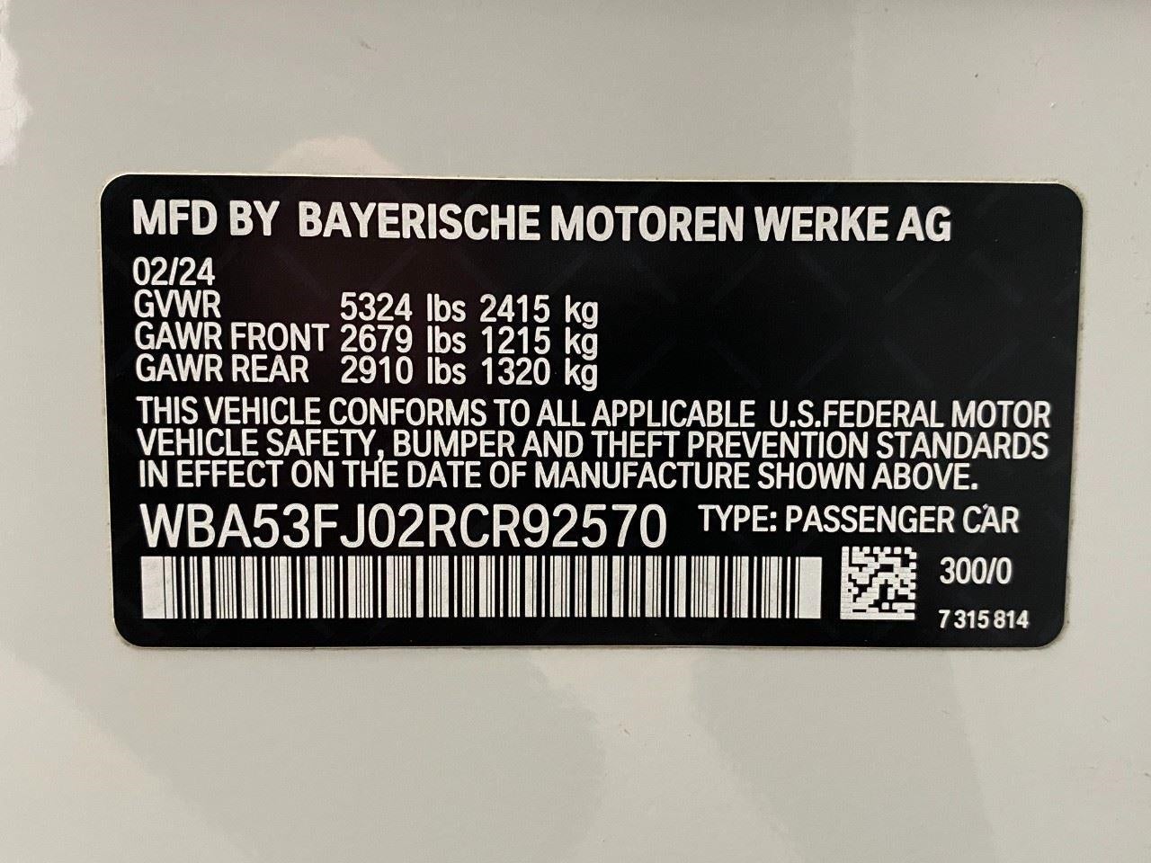2024 BMW 5 Series 530i xDrive Sedan