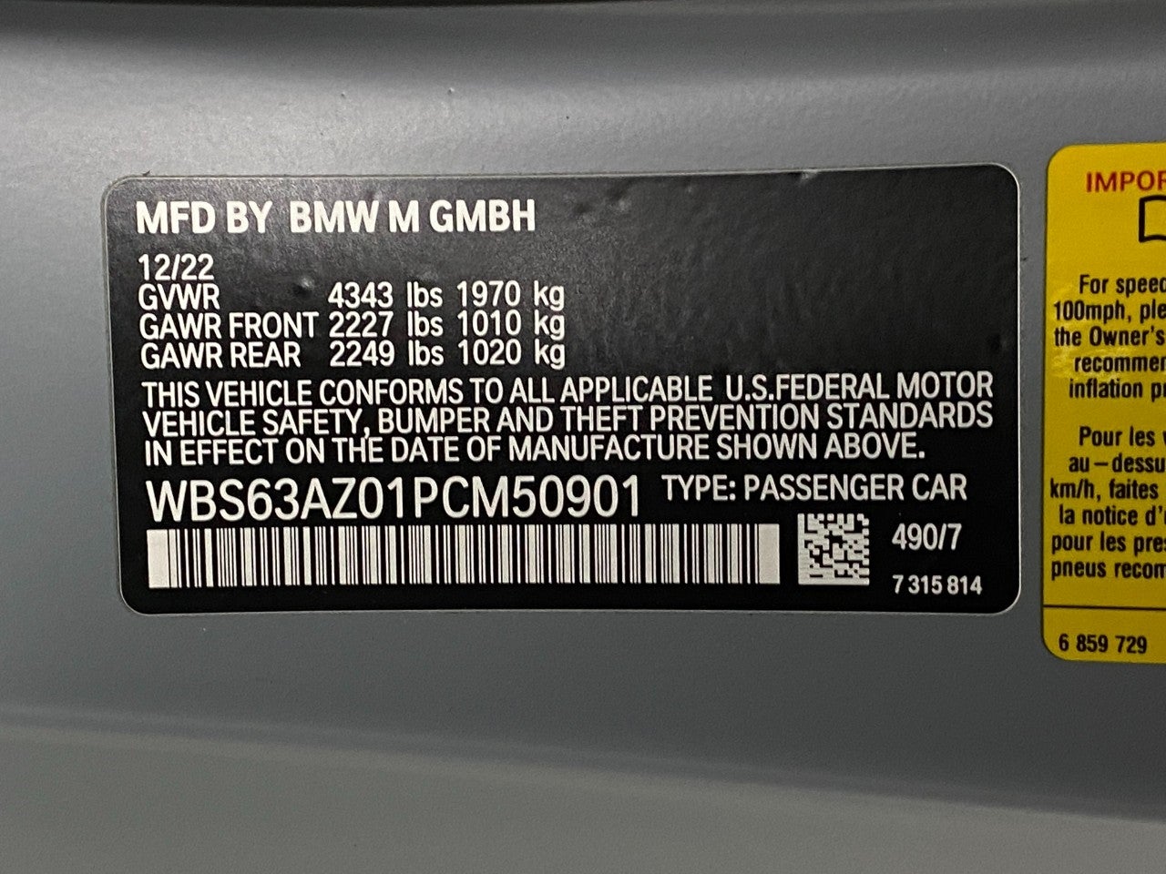 2023 BMW M4 CSL Coupe