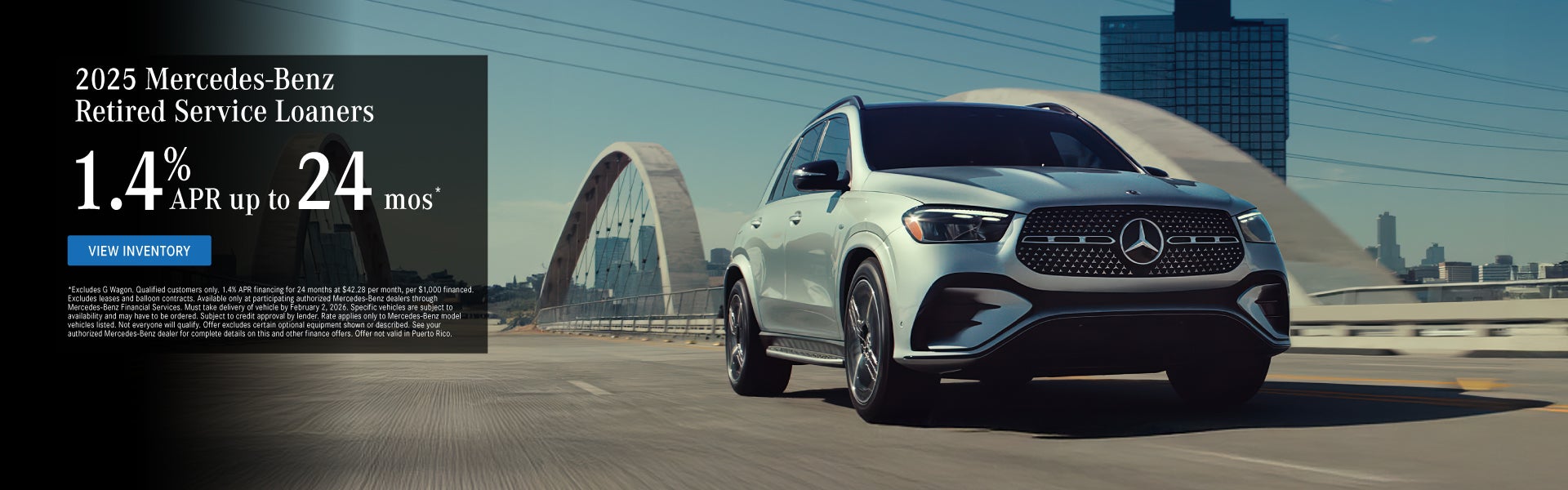 2025 Mercedes-Benz Retired Service Loners