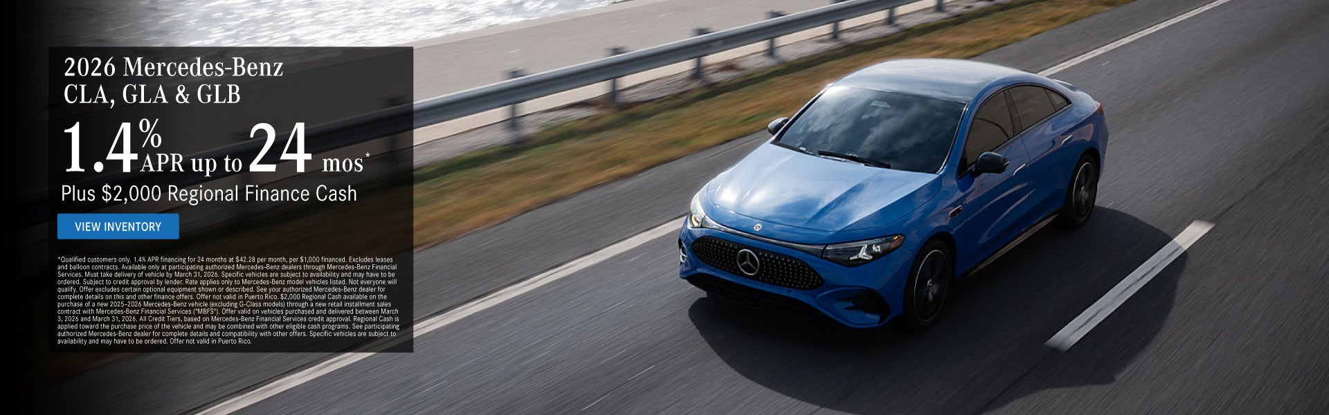 2026 Mercedes-Benz CLA,GLA & GLB